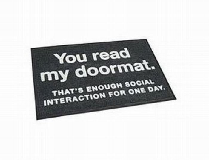 house entrance doormat