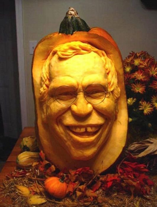 Pumpkin carving by Ray Villafane