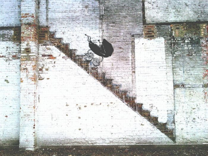 Graffiti drawings by Banksy