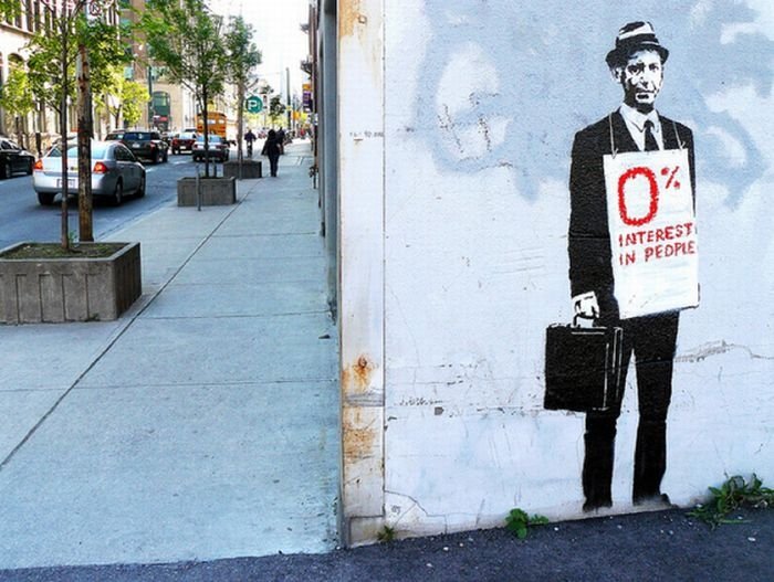 Graffiti drawings by Banksy