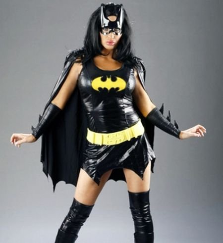 WWE diva in halloween costume