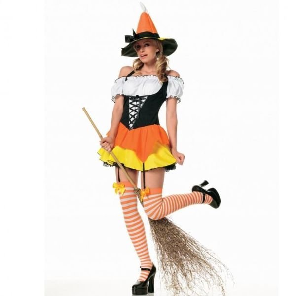 girl wearing halloween costume