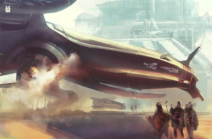 concept spaceships