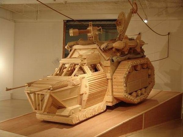 wooden sculpture