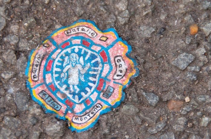 Chewing gum art by Ben Wilson