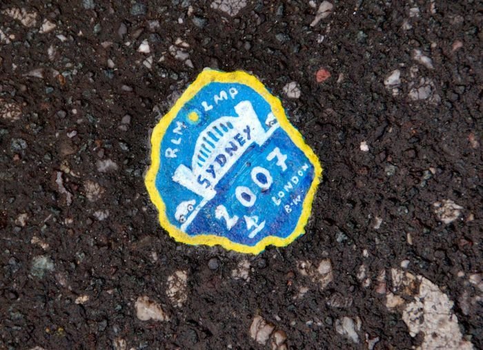 Chewing gum art by Ben Wilson