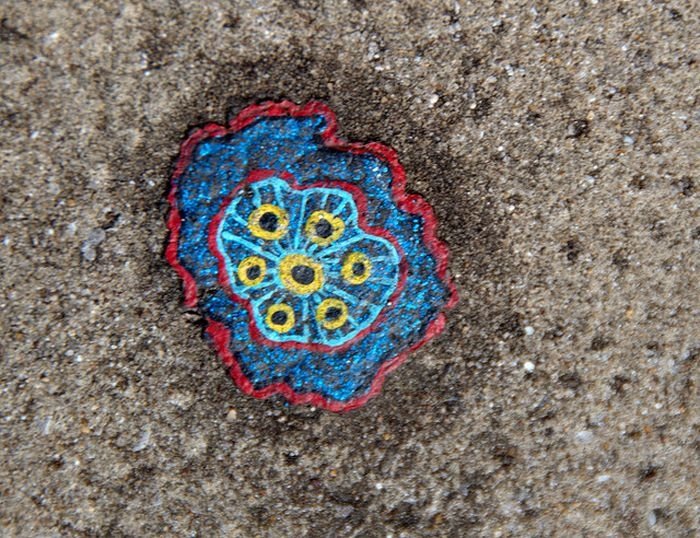 Chewing gum art by Ben Wilson