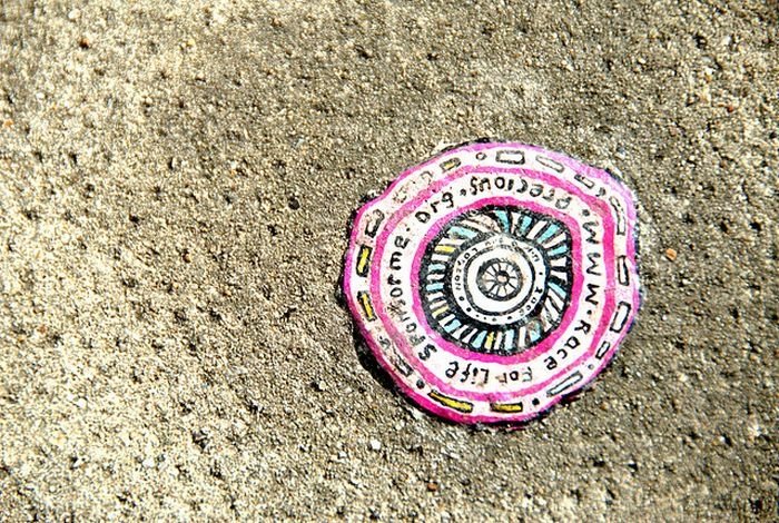 Chewing gum art by Ben Wilson