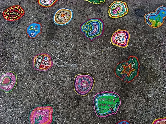 Chewing gum art by Ben Wilson