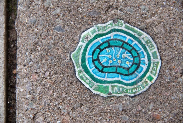 Chewing gum art by Ben Wilson