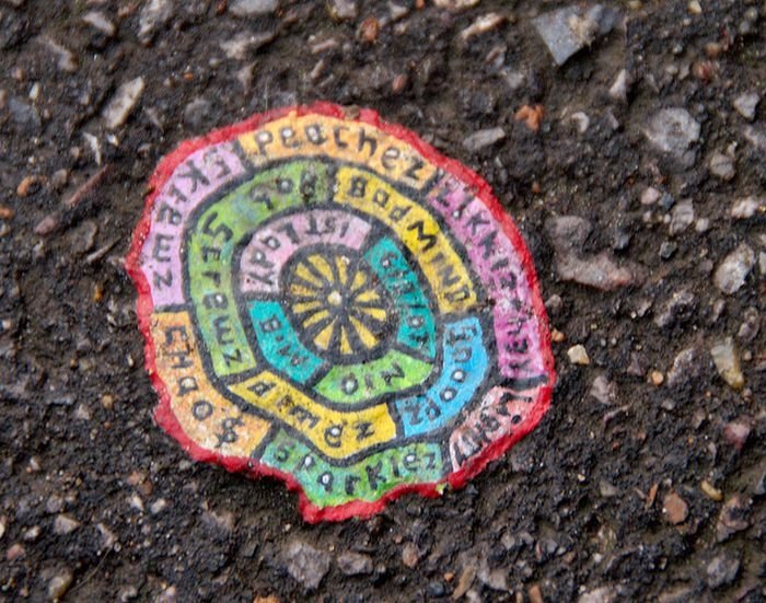 Chewing gum art by Ben Wilson