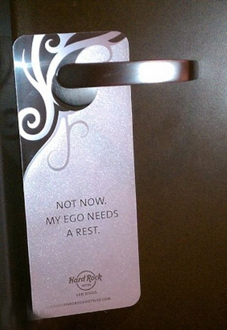 do not disturb signs