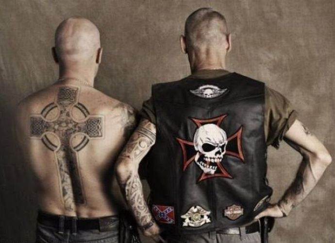 motorcycle club bikers' tattoos