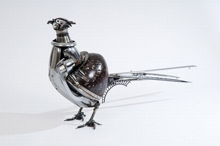 Car parts art by James Corbett