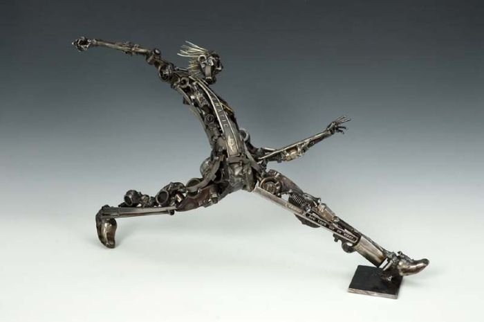 Car parts art by James Corbett