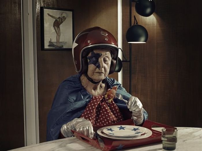 Super grandma Mamika by Saсha Goldberger