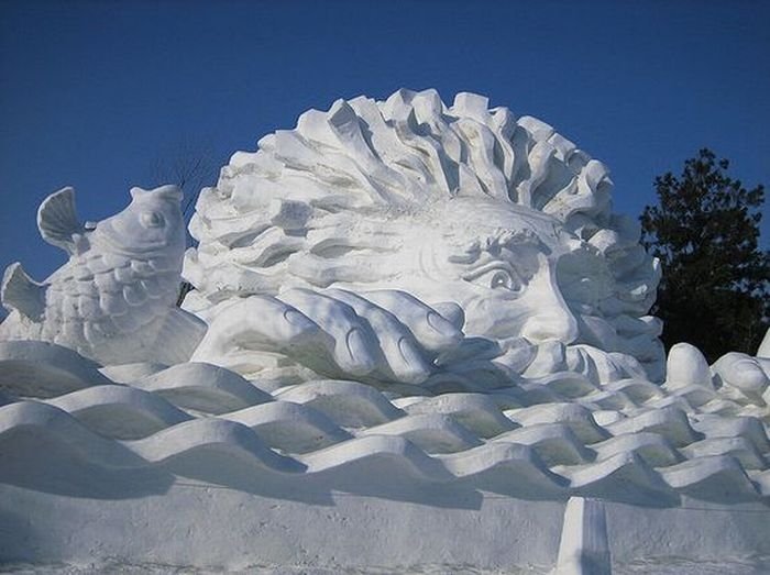 snow sculpture