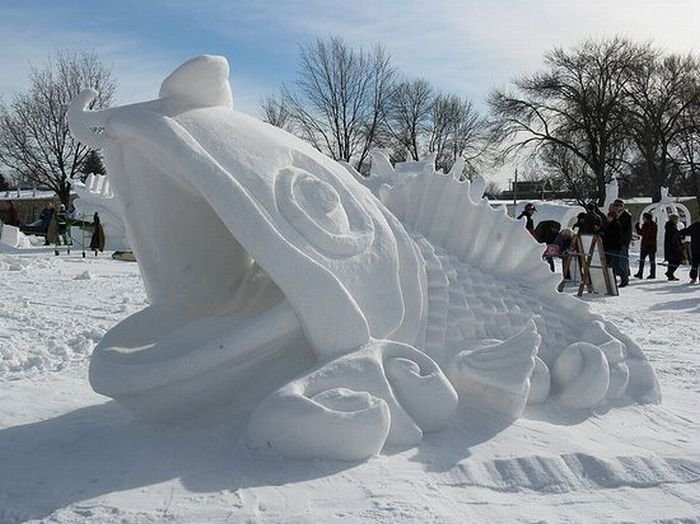 snow sculpture