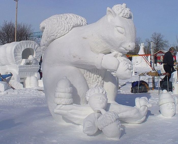snow sculpture