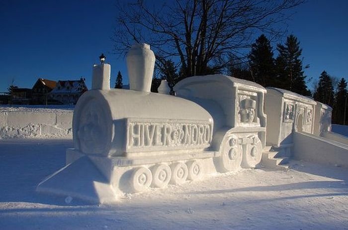 snow sculpture