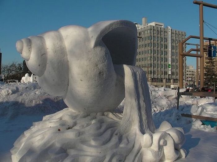 snow sculpture