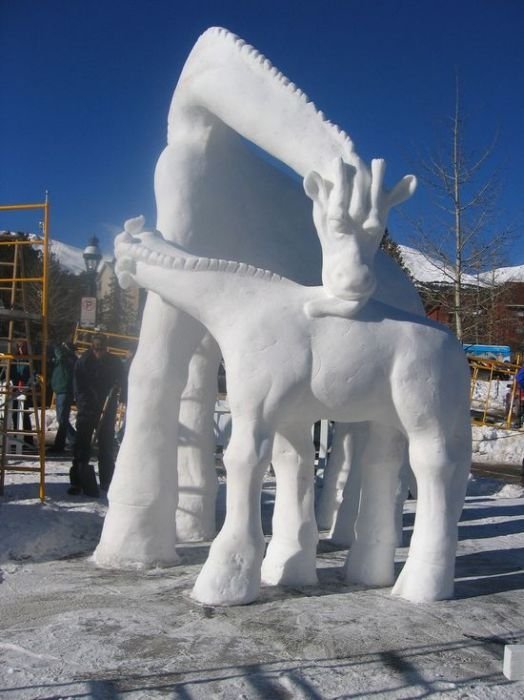 snow sculpture