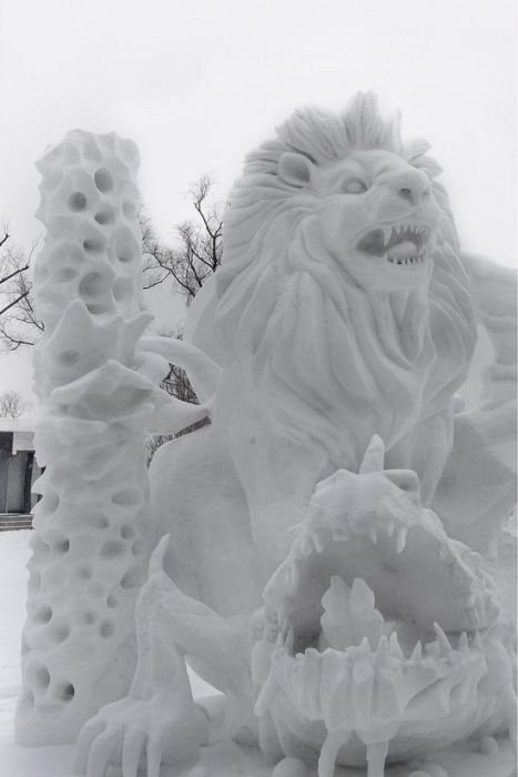 snow sculpture