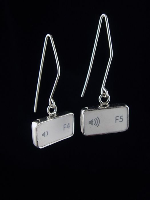 jewelry with keyboard keys