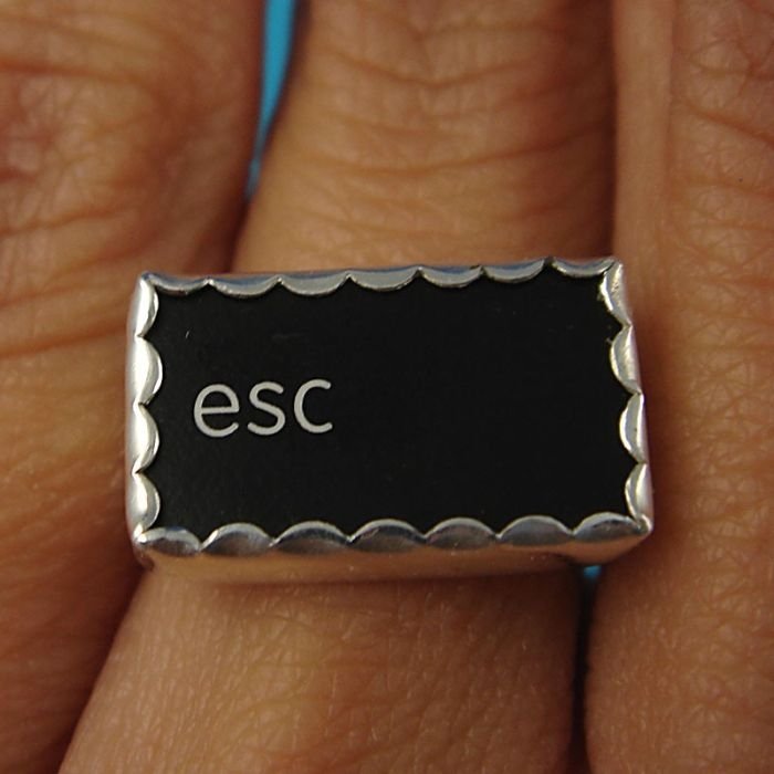 jewelry with keyboard keys