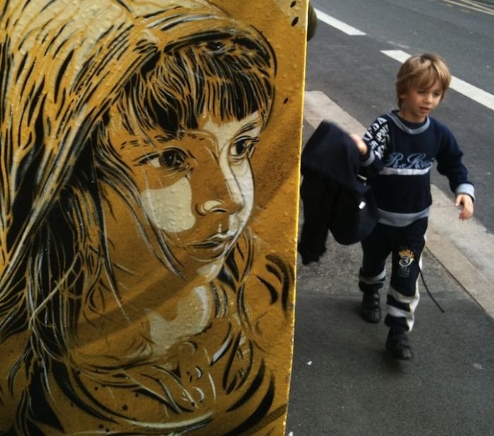 Street portrait by Christian Guémy