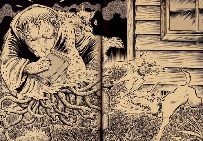 Gothic illustrations by Tatsuya Morino