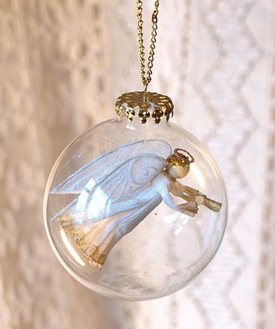 making an angel in the glass bead