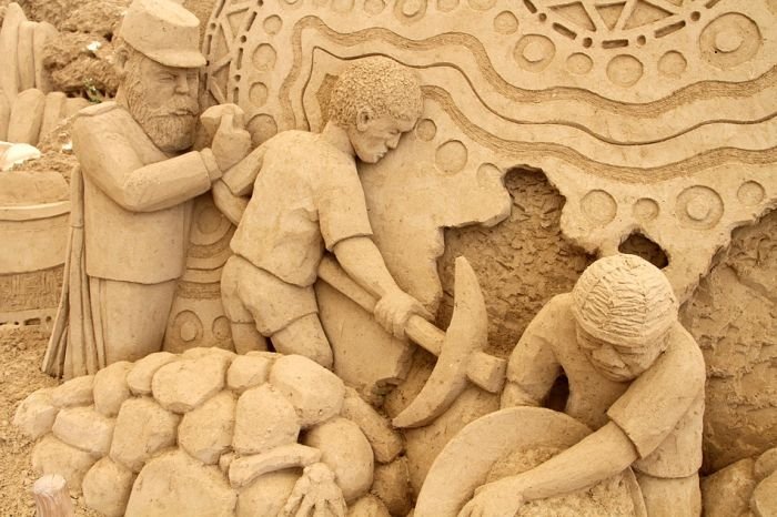 The Sand Museum in Tottori, Japan