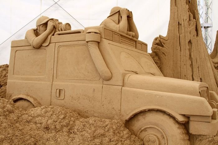 The Sand Museum in Tottori, Japan