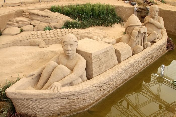 The Sand Museum in Tottori, Japan