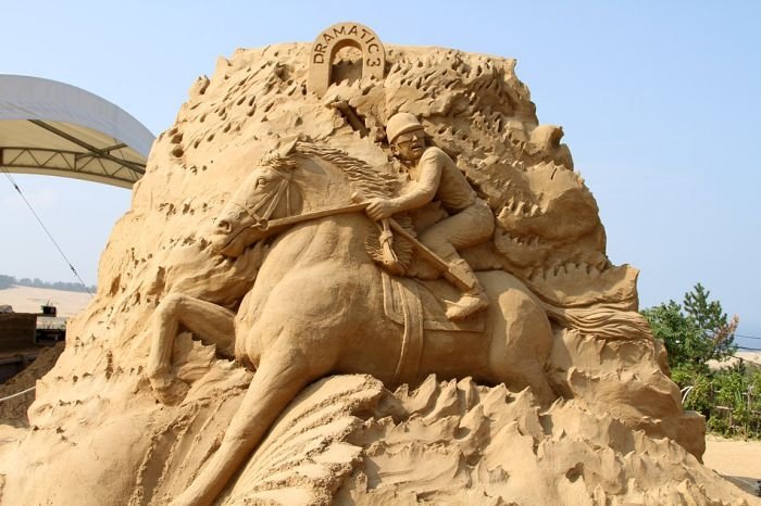 The Sand Museum in Tottori, Japan