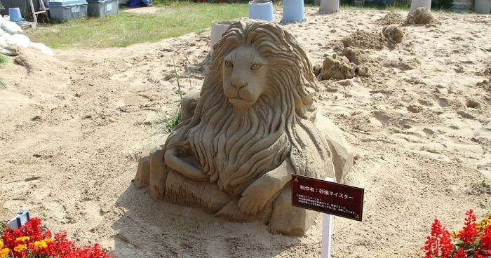 The Sand Museum in Tottori, Japan