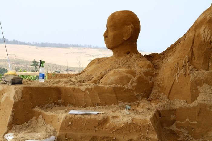 The Sand Museum in Tottori, Japan