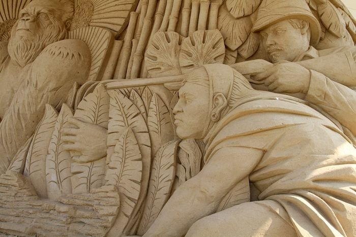 The Sand Museum in Tottori, Japan