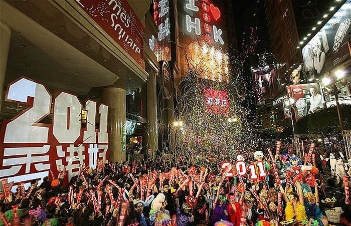 new year 2011 fireworks around the world