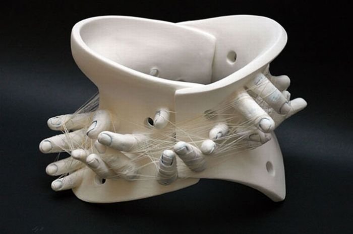 Creepy tableware by Ronit Baranga