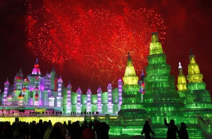 Harbin International Ice and Snow Sculpture Festival 2011, Heilongjiang province, China