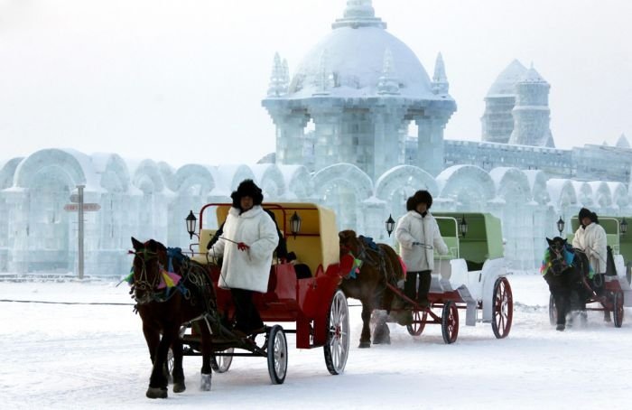 Harbin International Ice and Snow Sculpture Festival 2011, Heilongjiang province, China