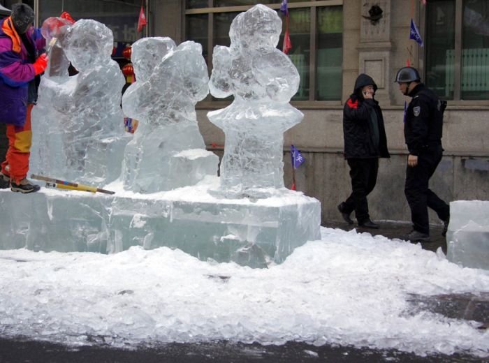 Harbin International Ice and Snow Sculpture Festival 2011, Heilongjiang province, China