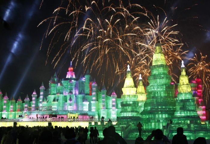 Harbin International Ice and Snow Sculpture Festival 2011, Heilongjiang province, China