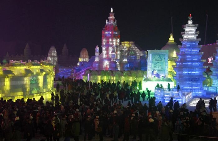 Harbin International Ice and Snow Sculpture Festival 2011, Heilongjiang province, China