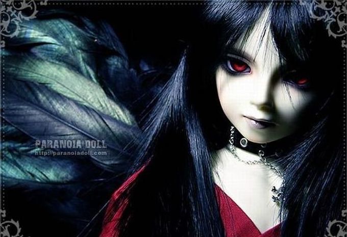 gothic paranoia doll