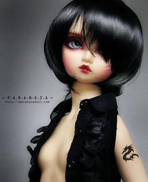 gothic paranoia doll