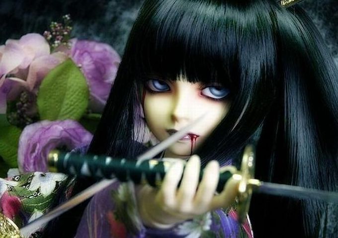 gothic paranoia doll