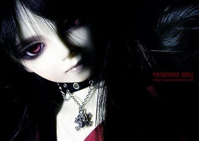 gothic paranoia doll